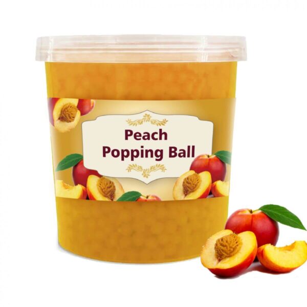 Peach Popping Boba